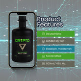 Product Features Crypto Gin - Blackforest Dry Gin